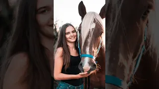 The horses 🐎 with beautiful 😍 women.@kids enjoyment#horse#shorts#beautiful woman.