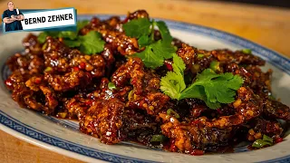 Crispy Chili Beef | Rindfleisch mit Chili und Knoblauch