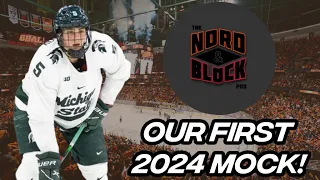 Nord/Block's First 2024 NHL Mock Draft!