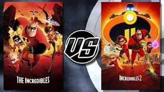 The Incredibles VS The Incredibles 2