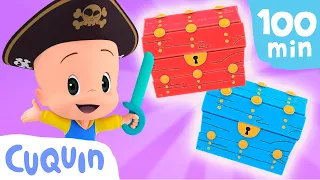 Aprende los colores con el pirata Cuquín y sus cofres del tesoro | Videos educativos para niños