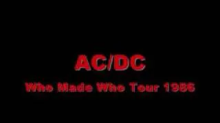 AC/DC - Let There Be Rock [Part 1] - Live [Kansas City 1986]