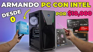 Cómo Armar PC Gamer INTEL de $10,000 en 2023 | Explicado Paso a Paso componentes y ensamblado