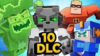 ✅ Terminé 10 DLCs de Minecraft Bedrock! 👉 Los Increíbles, Megaman, Bob Esponja 2 y Más!