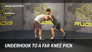 Underhook to a Far Knee Pick: Wrestling Moves with Isaiah Martínez | RUDIS