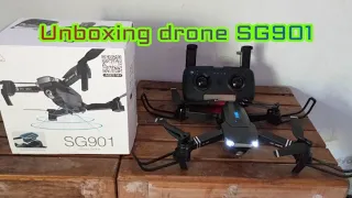 unboxing drone SG 901 5mp 4k dual kamera 1080p