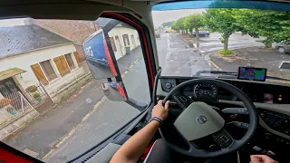 Volvo FH500 POV 4k France-On Narrow Roads