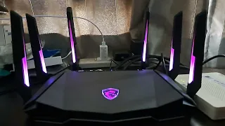 MSI RadiX AXE6600 Gaming Router (RGB effect)