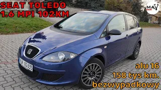 Seat Toledo III 1.6 mpi 102KM 158 tys km