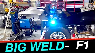 Inappropriate 80s Toys, Wing-Wheel Welding! Formula 1 race car build #5