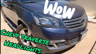 chevy traverse (2013 2016) headlights upgrade