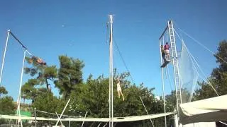 trapeze volant catch whip serré avec retour au club med gregolimano