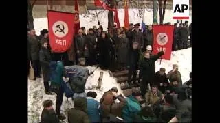 RUSSIA: MOSCOW: 200,000 MARCH ON 80TH ANNIVERSARY OF REVOLUTION