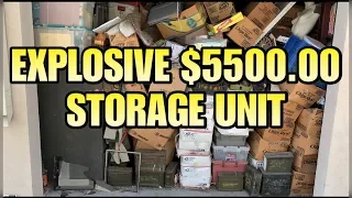 Biggest MILITARY STORAGE UNIT EVER