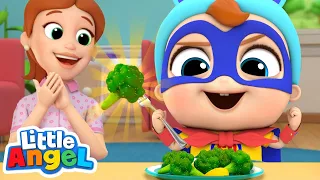 Nursery Rhymes | Vegetables Make Us Strong! Healthy Habits | Little Angel Kids Songs And Nursery Rh