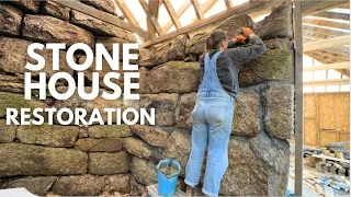 #12 - BUILDING OFF THE GRID HOUSE  - RURAL HOUSE RENOVATION - LIVING OFF THE GRID🇵🇹