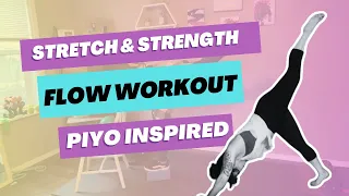 Stretch & Strength Flow // PiYo Inspired (Flexibility, Core Balance, Bodyweight Strength)