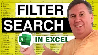 Excel Rev Up - Filter Search: Episode 1321