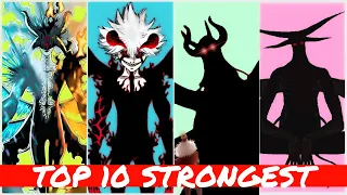Top 10 Strongest Devils In Black Clover