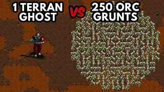 Can 1 Ghost defeat 250 Grunts?