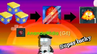 Growtopia | opening 20 summer surprise + launching super firework (super lucky)