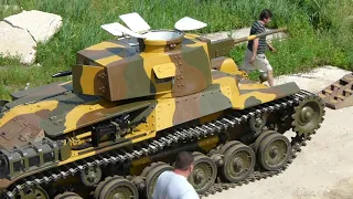 Japanese tank Shinhoto Chi-Ha after restoration