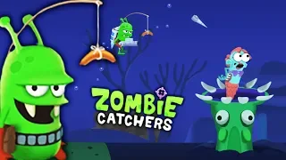 ЗУБАСТЫЙ ХИЩНЫЙ ЧЕРВЬ СЛОПАЛ МОЕГО ЗОМБАРЯ Весёлая игра ПРО ЗОМБИ Zombie Catchers