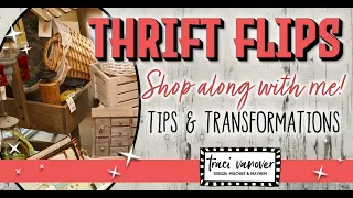 Thrift Flips - Tips & Transformations - Thrift Along with Me - Home Decor - Trash to Treasure