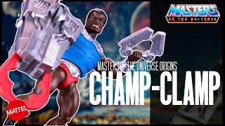 Mattel Masters of the Universe Origins Clamp Champ Figure Review