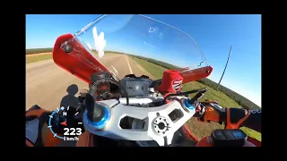 Ducati V4R TOP SPEED GPS *320KM*