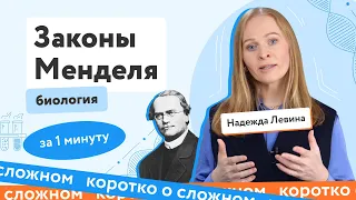 Законы Менделя | ЕГЭ по биологии | #shorts