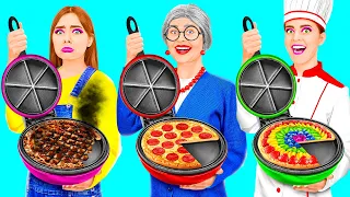Já vs Babička Kuchařská Výzva | Kdo vyhraje kuchařskou válku RaPaPa Challenge