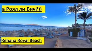 Египет Шарм Эль Шейх Rehana Royal Beach Resort обзор пляжа