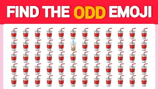 Can you find the odd emoji out?🧐 | Spot the different emoji | emoji quiz | quiz challenge