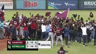 Resumen: Último partido de la série final Gigantes del Cibao vs Estrellas Orientales 22/01/2022