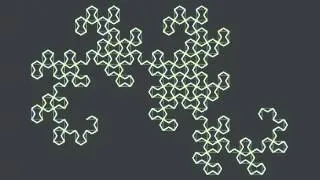 Growing the Harter-Heighway Dragon Curve