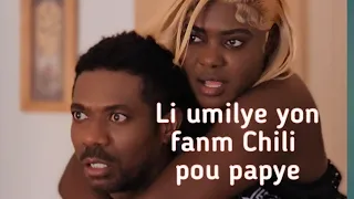 Li umilye yon fanm Chili pou papye