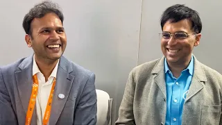 Vishy Anand tries to speak Hindi at the Hindi ChessBase India Commentary