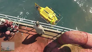 GTA5 , stealing a submarine is so simple