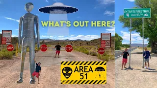 LAS VEGAS TO AREA 51 FULL EXPERIENCE + EXTRA TERRESTRIAL SIGN