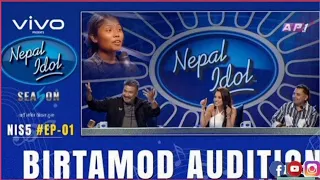 BIRTAMOD  AUDITION | NEPAL IDOL SEASON  5 | EP 1 |AP 1 HD | SANTALI GIRL IN NEPAL BIRTAMOD AUDITION
