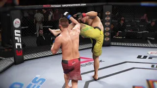 UFC3 - Junior Dos Santos - Spinning Heel Kick KO