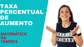 💥Aprenda Calcular TAXA PERCENTUAL DE AUMENTO💢