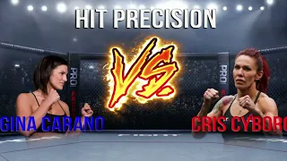 Gina Carano VS Cris Cyborg 💪 | UFC Battle