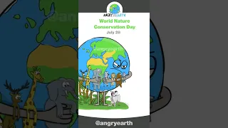 World Nature Conservation Day - July 28 #shorts