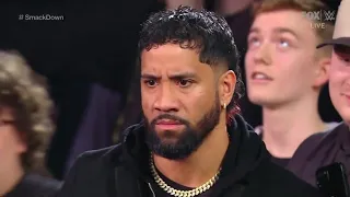 Jey Uso Looks On While Sami Zayn Takes Out Jimmy - WWE Smackdown February 24th 2023 (Full Segment)