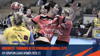 HIGHLIGHTS |  Thüringer HC vs Storhamar Handball Elite | Round 3 | EHF European League Women 2020/21