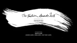 LIVE from the red carpet at The Fashion Awards 2018 in partnership with Swarovski