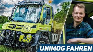 Ich fahre einen MERCEDES-BENZ UNIMOG: Power und durchdrehende Reifen - einen Tag Offroad unterwegs.