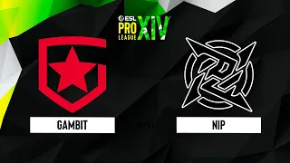 Gambit vs NiP | Highlights | ESL Pro League Season 14